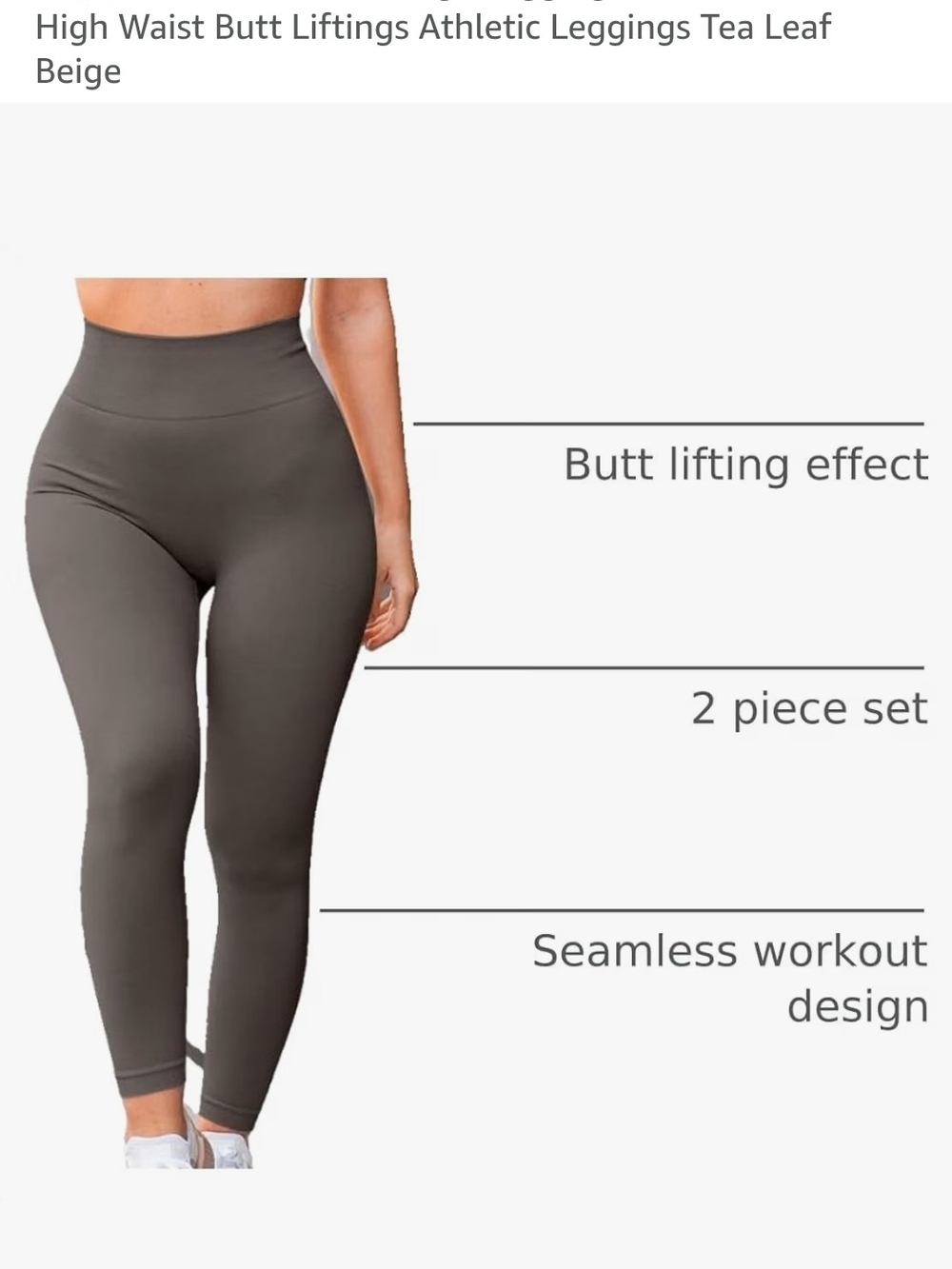 OQQ Women's Yoga Legging Seamless Workout High Waist Butt Liftings Athletiv